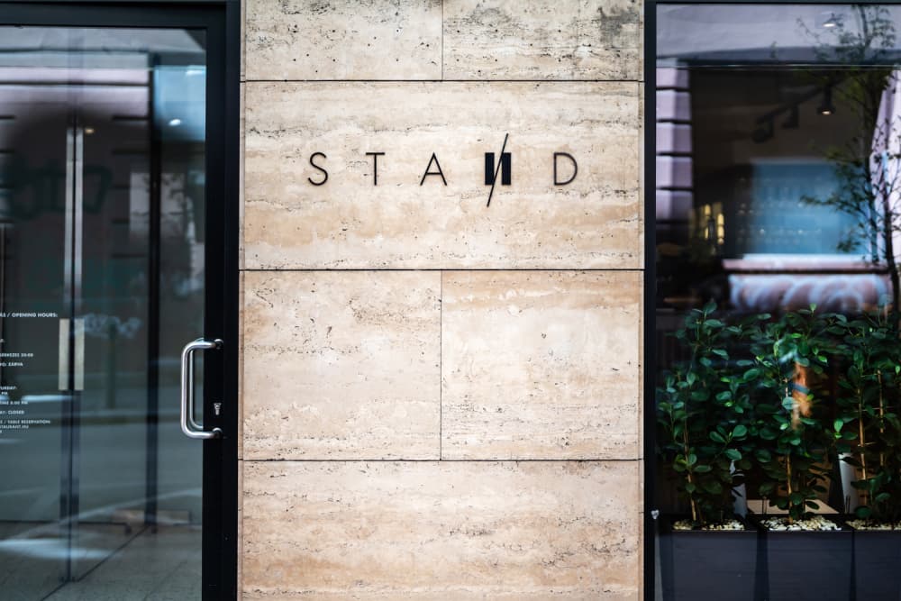 Interiør fra Stand restaurant i Budapest.
